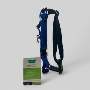 Frisco, Basic No Pull Dog Harness Size LARGE NEW Adjust 27 Inch To 40” blue/navy